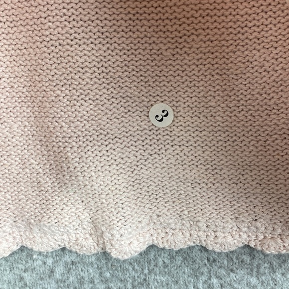 Vintage Emerald Isle Blush pink embellished bobble sweater floral & pearls - Picture 8 of 12